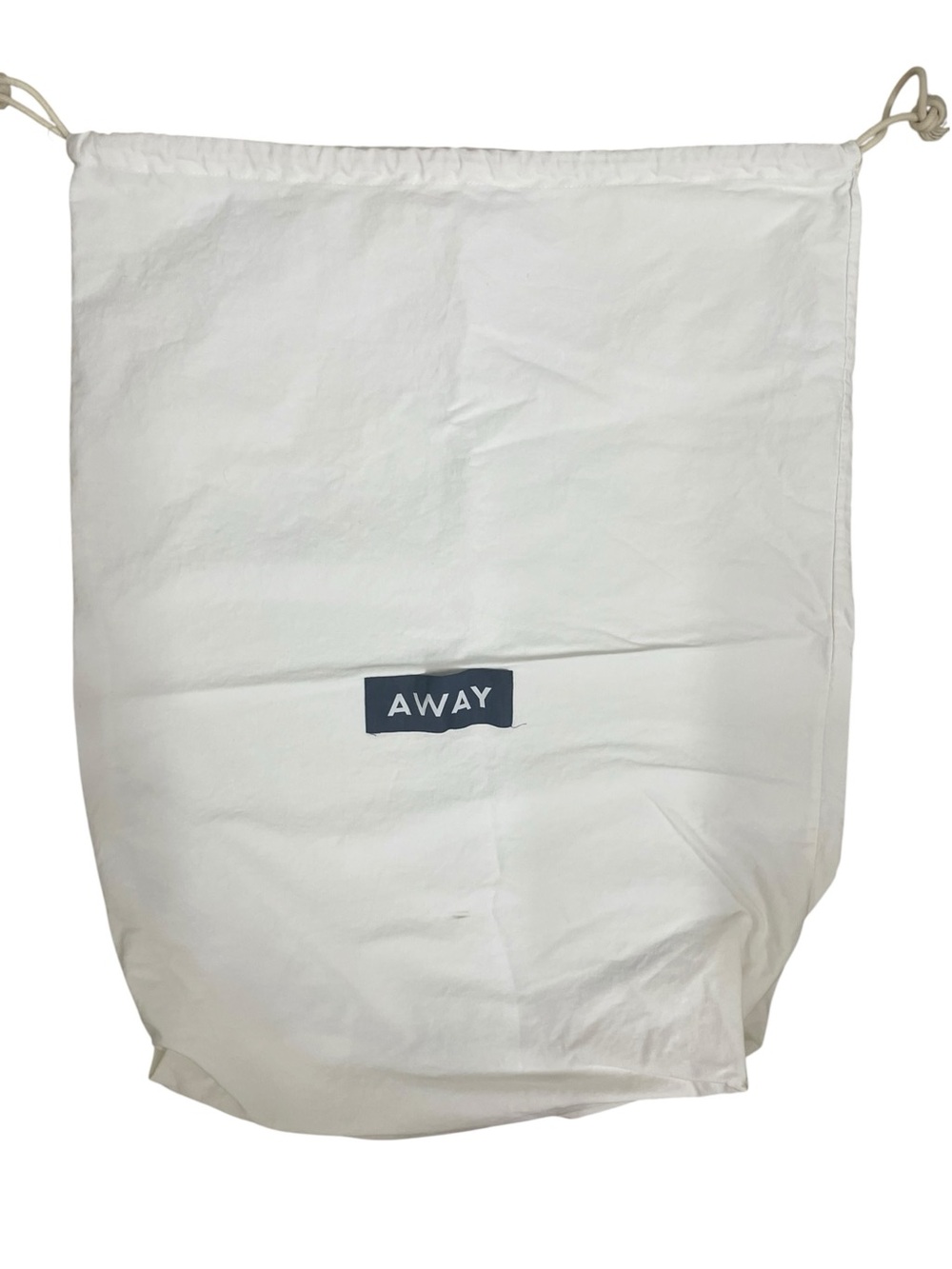 Away Luggage Authentic Medium White Cotton Suitcase Laundry Bag 20x25
